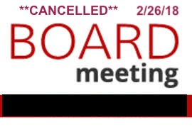Tonight's Special School Board Meeting - Cancelled