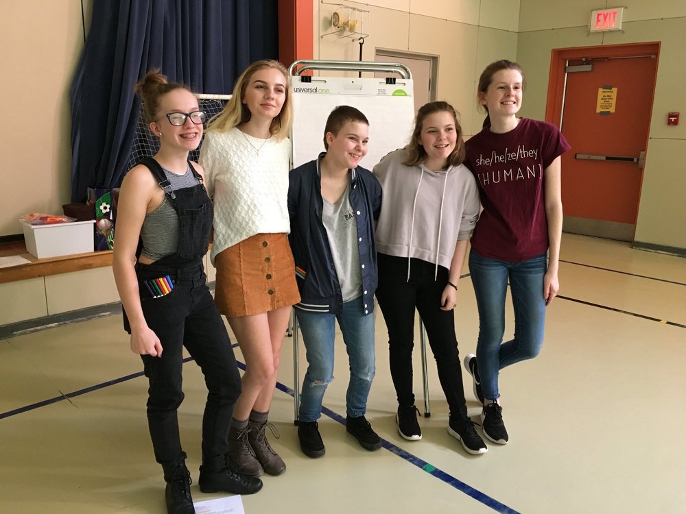 Civile Rights Team Presentation to Riverview Community School Students