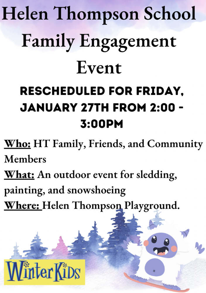 Family Engagement Event Flyer