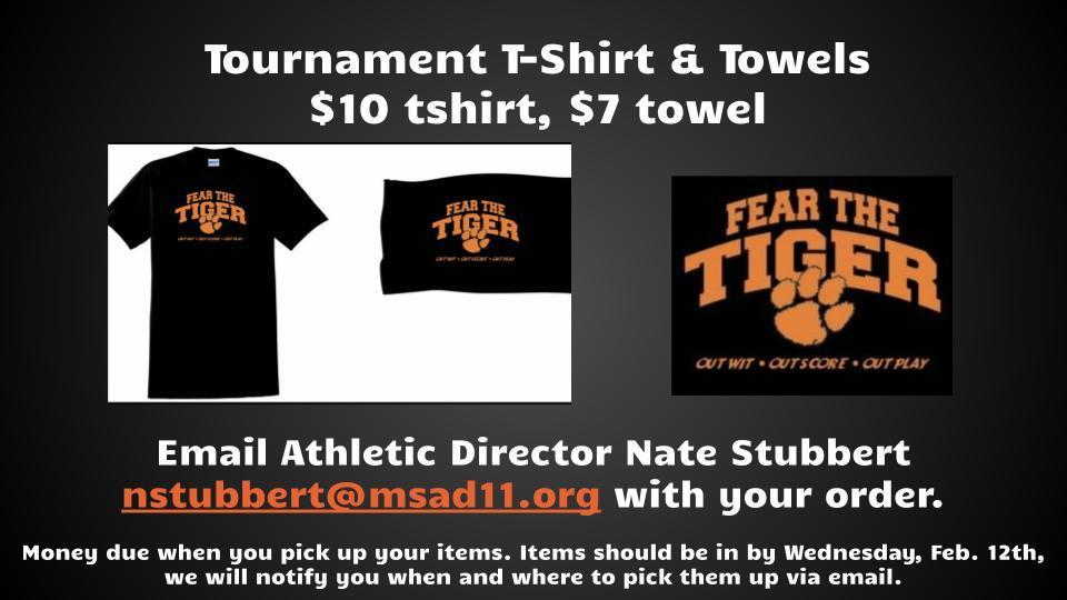 Fear the Tiger tshirt and towel sale