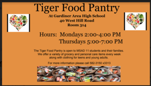 The Tiger Food Pantry is OPEN!
