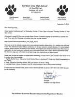 Parent Teacher Conferences October 17 & 18th