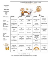 November Menu