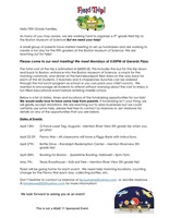 Fifth Grade Parent Letter