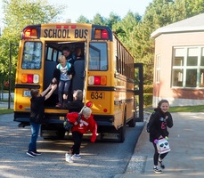 Practice Bus Evacuation