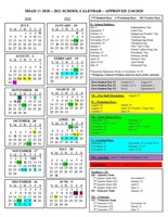 MSAD 11 2020-2021 School Calendar Approve 2/10/2020