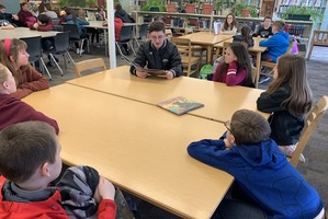 HS Students and 5th Graders: Reading Buddies at GAHS