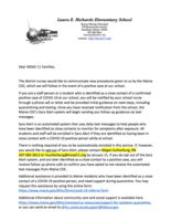 A letter from our School Nurse Team: