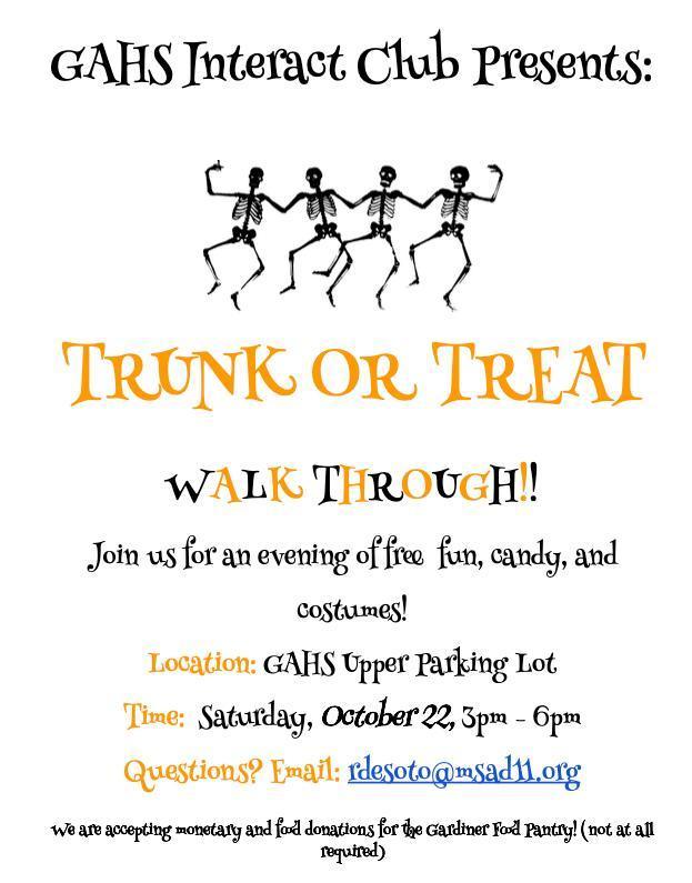 Interact trunk or treat
